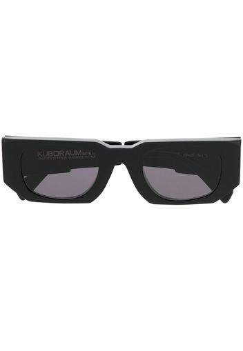 Kuboraum U8 rectangle-frame sunglasses - Nero