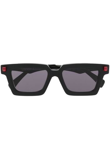 Kuboraum square-frame tinted sunglasses - Nero