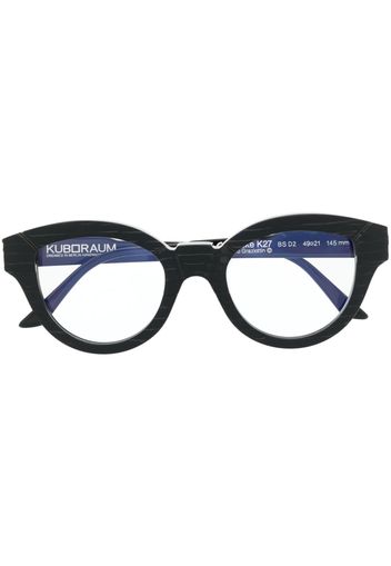 Kuboraum K27 cat-eye frame glasses - Nero