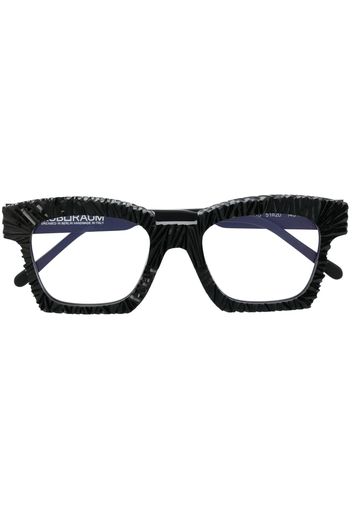 Kuboraum K5 square-frame glasses - Nero