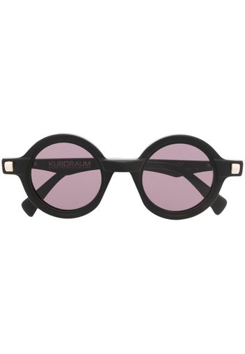 Kuboraum Q7 round-frame glasses - Nero