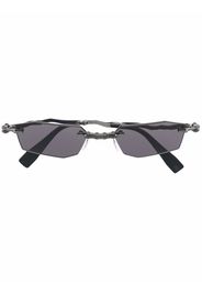 Kuboraum H40 rectangle-frame sunglasses - Nero