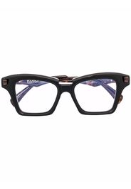 Kuboraum square-frame glasses - Nero