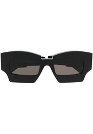 Kuboraum X6 geometric-frame sunglasses - Nero