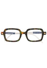 Kuboraum square-frame glasses - Verde