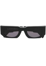 Kuboraum U8 rectangle-frame sunglasses - Nero