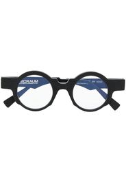 Kuboraum round-frame optical glasses - Nero