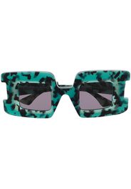 Kuboraum square-frame sunglasses - Blu