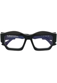 Kuboraum oversize square-frame glasses - Nero