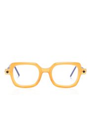 Kuboraum P4 square-frame glasses - Nero