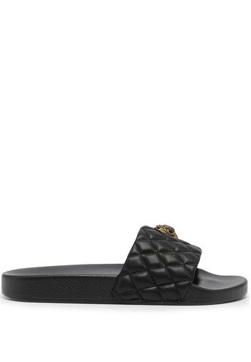 Kurt Geiger London Sandali slides trapuntati Meena Eagle - Nero