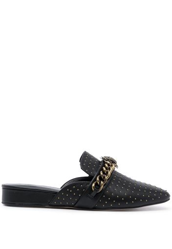 Kurt Geiger London Mules con dettaglio a catena Chelsea - Nero