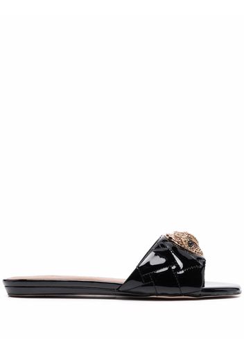 Kurt Geiger London crystal-embellished sandals - Nero