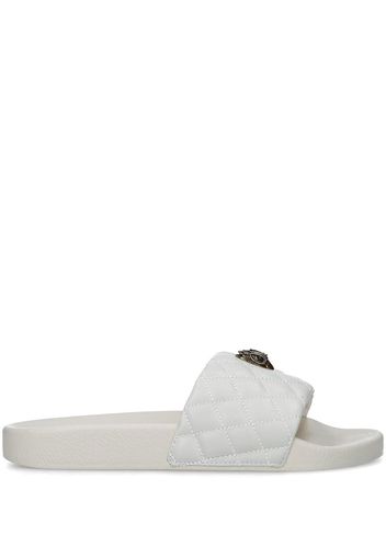 Kurt Geiger London Meena Eagle open-toe slides - Bianco