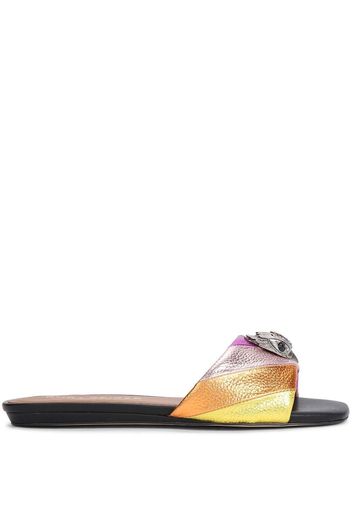 Kurt Geiger London Kensington Flat quilted sandals - Rosa