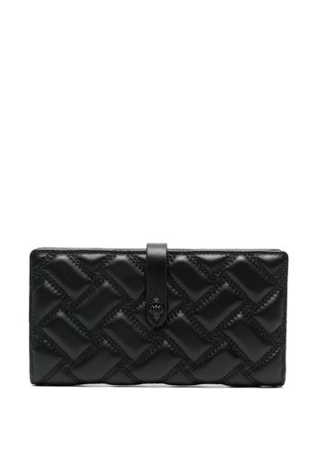 Kurt Geiger London embossed leather wallet - Nero