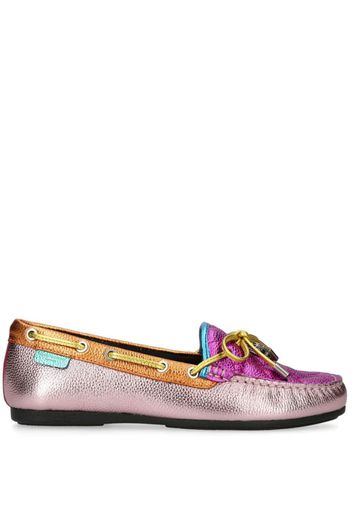 Kurt Geiger London Eagle leather moccasin - Multicolore