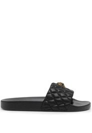 Kurt Geiger London Sandali slides trapuntati Meena Eagle - Nero