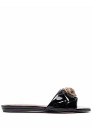 Kurt Geiger London crystal-embellished sandals - Nero