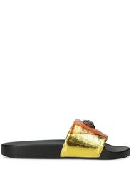 Kurt Geiger London Meena Eagle open-toe slides - Oro