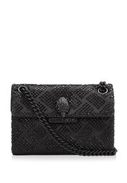 Kurt Geiger London crystal-embellished mini Kensington bag - Nero