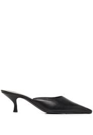 Kwaidan Editions pointed-toe leather 30mm mules - Nero