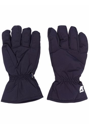 KWAY Freyr logo-patch gloves - Blu