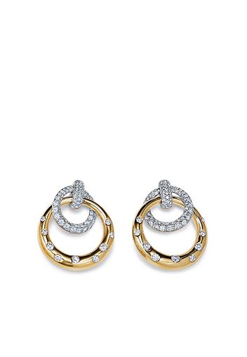 KWIAT Orecchini Cobblestone in oro 18kt con diamanti