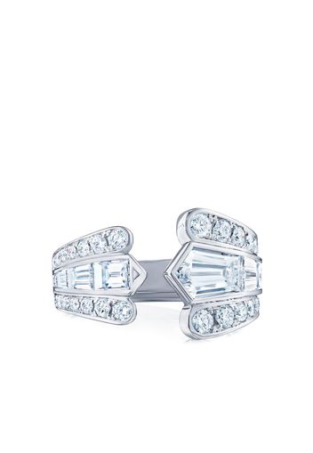 KWIAT Anello Cascade in oro bianco 18kt con diamanti - Argento