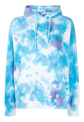 La Detresse Felpa con fantasia tie-dye - Blu