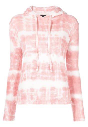 La Detresse Felpa The Tower con fantasia tie-dye - Rosa