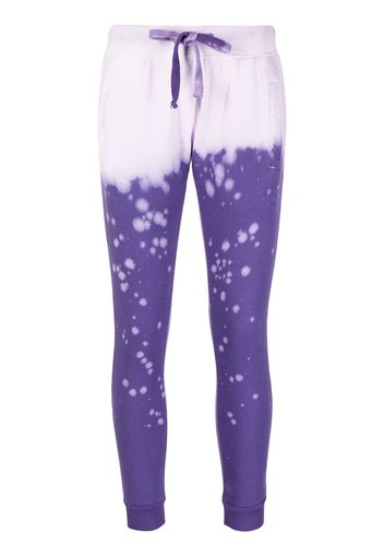 La Detresse Crush acid-wash trackpants - Viola