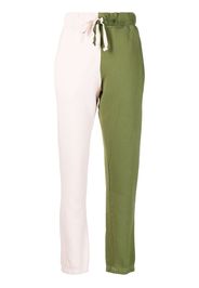 La Detresse Lovers two-tone trackpants - Rosa