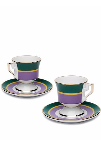 La Doublej Espresso Cup Set Of 2 - Viola