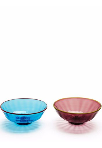 La Doublej set of 2 nut bowls - Blu