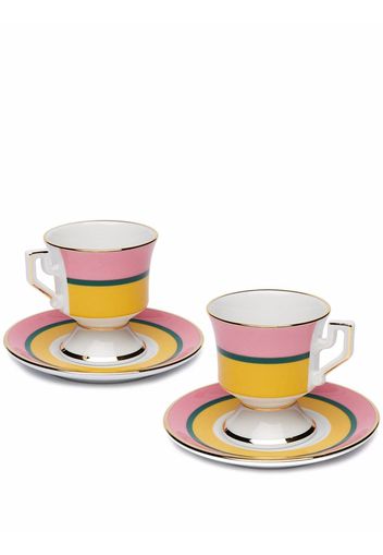 La Doublej set of 3 espresso cups - Giallo