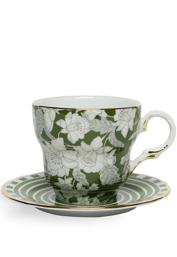 La DoubleJ Big Mama cup and saucer - Verde