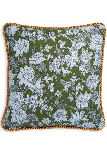 La DoubleJ Lilium Bosco-print cushion (45x45cm) - Verde