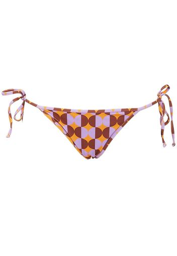 La DoubleJ triangle bikini bottoms - Arancione