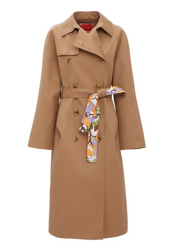 La DoubleJ Trench Milano con cintura - Marrone