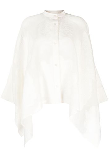 La DoubleJ layered laced shirt - Bianco