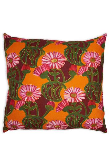 La DoubleJ Como Gerber-print cushion - Arancione