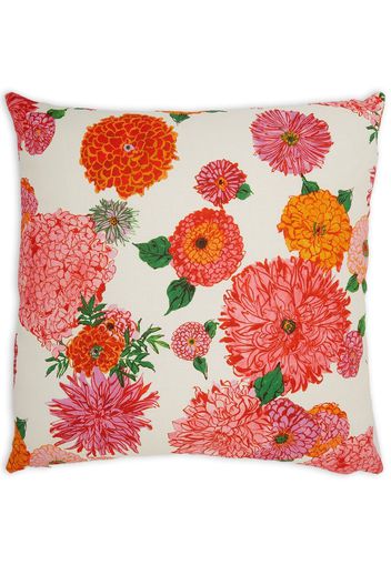 La DoubleJ x Passalacqua Bright Blooms cotton cushion - Bianco