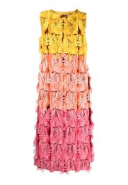 La DoubleJ Wings midi dress - Giallo