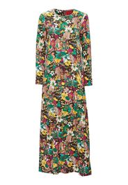 La DoubleJ Swing floral-print dress - Marrone