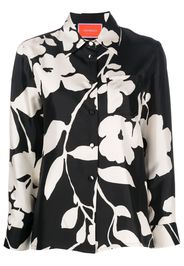 La DoubleJ Boy floral-print silk shirt - Nero