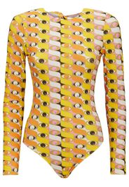 La DoubleJ Surf long-sleeved swimsuit - Giallo