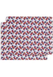 La DoubleJ all-over print tablemat set - Bianco