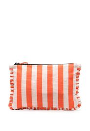 La DoubleJ Riviera Hand Pochette cotton clutch bag - Arancione