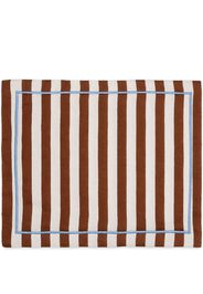 La DoubleJ Set tovagliette con motivo a righe - Marrone